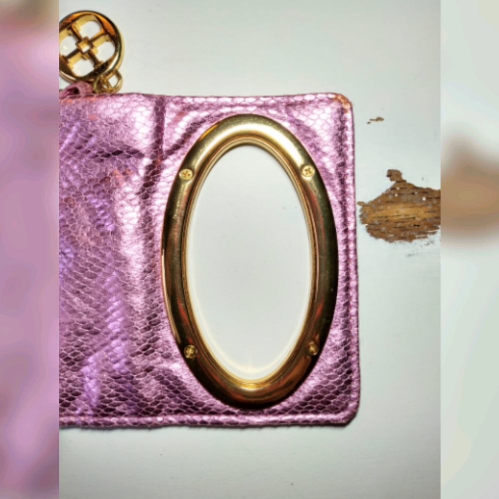 Minimal Statement Wristlet With Metal Handle - image 5